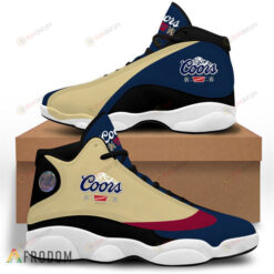 Vintage Coors Banquet Beer Logo Pattern Air Jordan 13 Shoes Sneakers