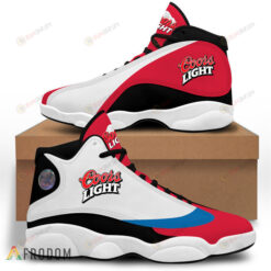 Vintage Coors Light Logo Pattern Air Jordan 13 Shoes Sneakers