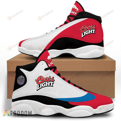 Vintage Coors Light Logo Pattern Air Jordan 13 Shoes Sneakers