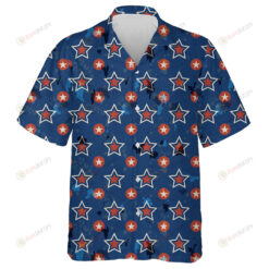 Vintage Pattern In National Colors With Spots Hawaiian Shirt
