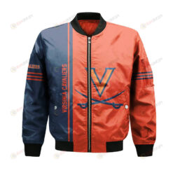 Virginia Cavaliers Bomber Jacket 3D Printed Half Style