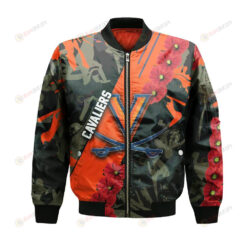 Virginia Cavaliers Bomber Jacket 3D Printed Sport Style Keep Go on