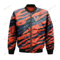 Virginia Cavaliers Bomber Jacket 3D Printed Sport Style Team Logo Pattern