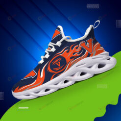 Virginia Cavaliers Logo Fireball Pattern 3D Max Soul Sneaker Shoes