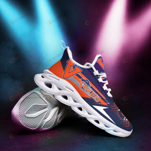 Virginia Cavaliers Logo Stripe Pattern 3D Max Soul Sneaker Shoes