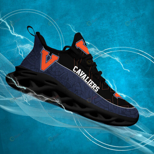 Virginia Cavaliers Logo Texture Pattern 3D Max Soul Sneaker Shoes