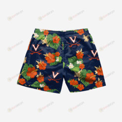 Virginia Cavaliers Original Floral Hawaiian Men Shorts Swim Trunks - Print Shorts