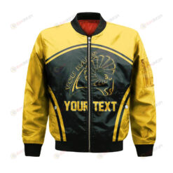 Virginia Commonwealth Rams Bomber Jacket 3D Printed Custom Text And Number Curve Style Sport