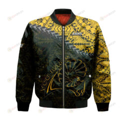 Virginia Commonwealth Rams Bomber Jacket 3D Printed Grunge Polynesian Tattoo