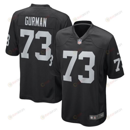 Vitaliy Gurman Las Vegas Raiders Game Player Jersey - Black