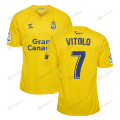 Vitolo 7 UD Las Palmas 2022-23 Home Jersey - Yellow