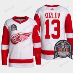 Vyacheslav Kozlov 13 1997 Stanley Cup Detroit Red Wings Red Jersey 25th Anniversary