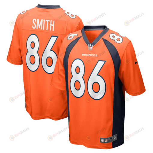 Vyncint Smith Denver Broncos Game Player Jersey - Orange