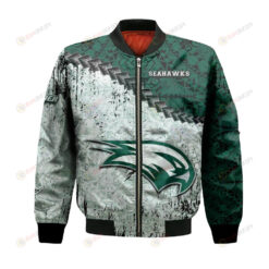 Wagner Seahawks Bomber Jacket 3D Printed Grunge Polynesian Tattoo