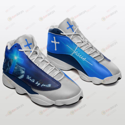 Walk By Faith Jesus Air Jordan 13 Sneakers Sport Shoes