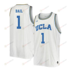 Wanaah Bail 1 UCLA Bruins Retro Elite Basketball Men Jersey - White