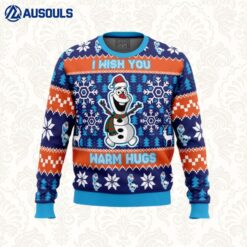 Warm Hugs Frozen Ugly Sweaters For Men Women Unisex