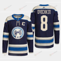 Washington Capitals Alexander Ovechkin 8 Alternate Navy 2022-23 Jersey