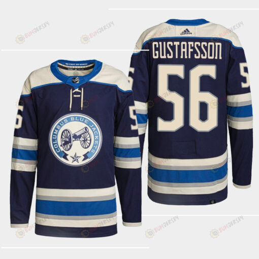 Washington Capitals Erik Gustafsson 56 Alternate Navy 2022-23 Jersey