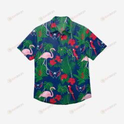 Washington Capitals Floral Button Up Hawaiian Shirt