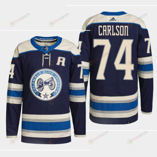 Washington Capitals John Carlson 74 Alternate Navy 2022-23 Jersey