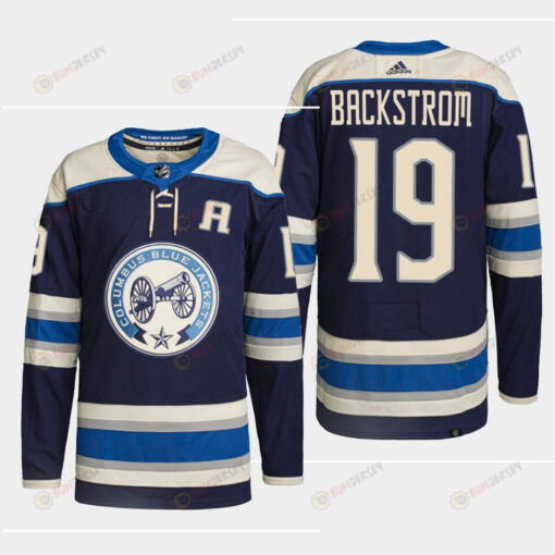 Washington Capitals Nicklas Backstrom 19 Alternate Navy 2022-23 Jersey