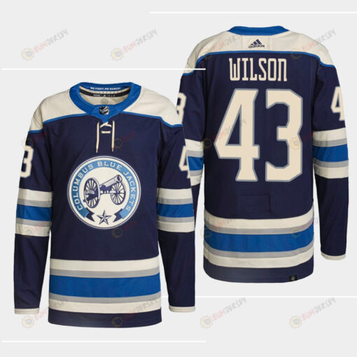 Washington Capitals Tom Wilson 43 Alternate Navy 2022-23 Jersey