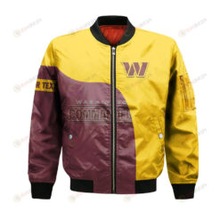 Washington Commanders Bomber Jacket 3D Printed Curve Style Custom Text And Number