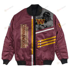 Washington Commanders Bomber Jacket 3D Printed Personalized Football For Fan