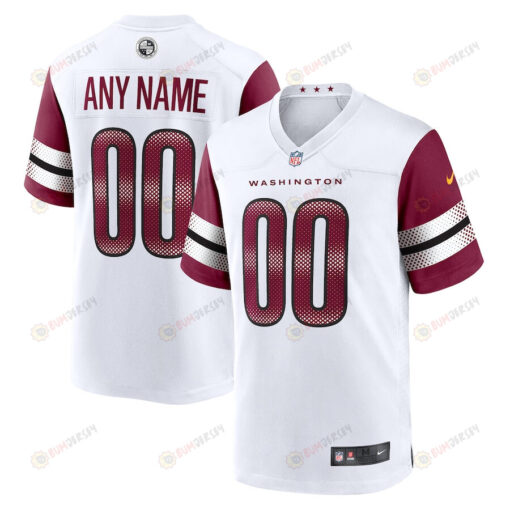 Washington Commanders Game Custom 00 Player Jersey - White