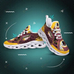 Washington Commanders Wings Pattern Redskins Logo 3D Max Soul Sneaker Shoes