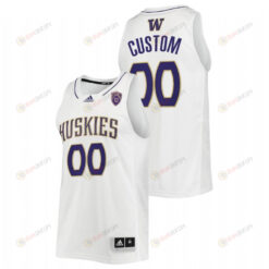 Washington Huskies 2022 College Basketball Men Custom Jersey - White