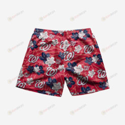 Washington Nationals Hibiscus Hawaiian Men Shorts Swim Trunks - Print Shorts