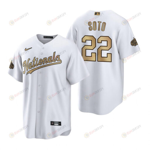 Washington Nationals Juan Soto White 2022-23 All-Star Game Jersey