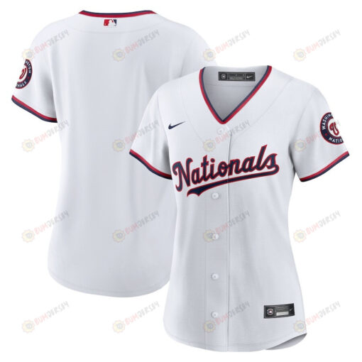 Washington Nationals Women's Home Blank Jersey - White