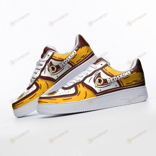 Washington Redskins Comic Cartoon Logo Pattern Air Force 1 Printed