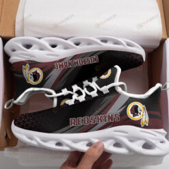 Washington Redskins Logo Custom Name Pattern 3D Max Soul Sneaker Shoes