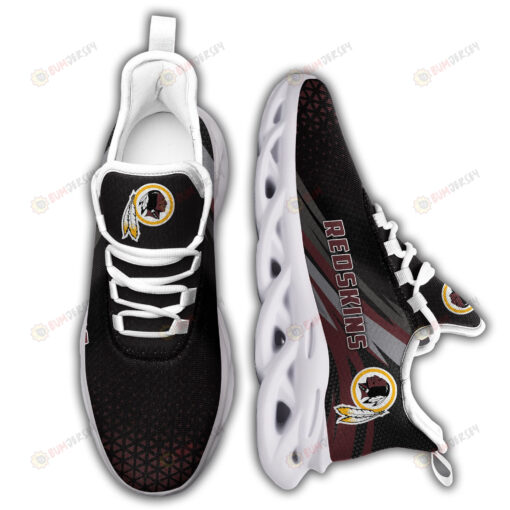 Washington Redskins Logo Pattern Custom Name 3D Max Soul Sneaker Shoes