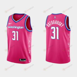 Washington Wizards 31 Tomas Satoransky 2022-23 Cherry Blossom City Pink Men Jersey