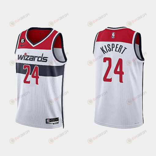 Washington Wizards Corey Kispert 24 2022-23 Association Edition White Men Jersey Swingman