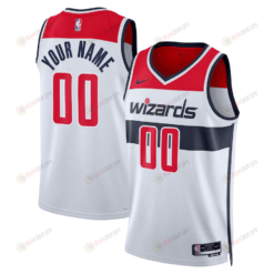 Washington Wizards Custom 00 Men 2022/23 Swingman Jersey - Association Edition