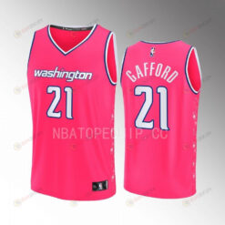 Washington Wizards Daniel Gafford 21 City Edition Jersey 2022-23 Fastbreak Pink
