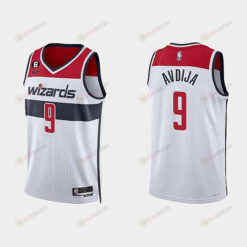 Washington Wizards Deni Avdija 9 2022-23 Association Edition White Men Jersey Swingman