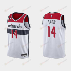 Washington Wizards Isaiah Todd 14 2022-23 Association Edition White Men Jersey Swingman