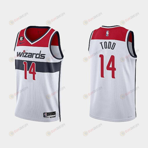 Washington Wizards Isaiah Todd 14 2022-23 Association Edition White Men Jersey Swingman