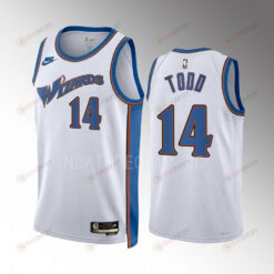 Washington Wizards Isaiah Todd 14 2022-23 Classic Edition White Jersey Swingman