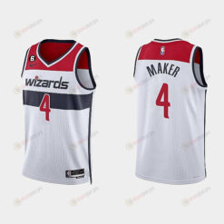 Washington Wizards Makur Maker 4 2022-23 Association Edition White Men Jersey Swingman