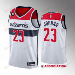 Washington Wizards Michael Jordan 23 White Association Edition Men Jersey 2022-23 Swingman