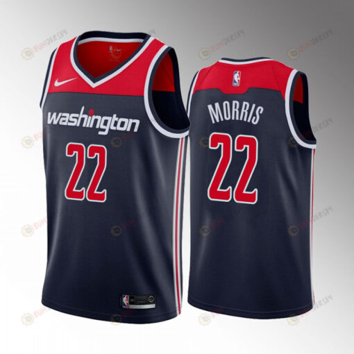 Washington Wizards Monte Morris 22 Navy Statement Edition Jersey 2022-23 Swingman