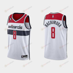 Washington Wizards Rui Hachimura 8 2022-23 Association Edition White Men Jersey Swingman